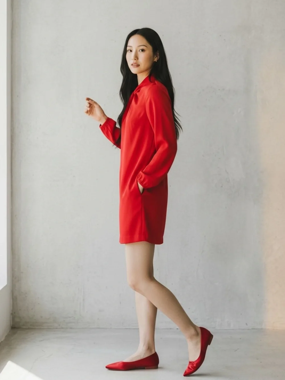 CYNTHIA STEFFE ORIGAMI TWIST CORAL CRUSH DRESS SZ 2 NWT - Picture 2 of 6